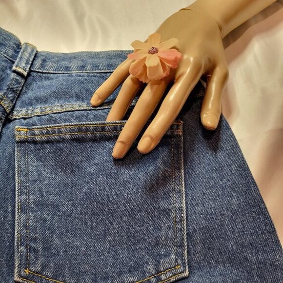 04KBrook, Not Worn, Women's Pedal Pusher Jeans, Blue, Size 12 - Picture 5 of 6